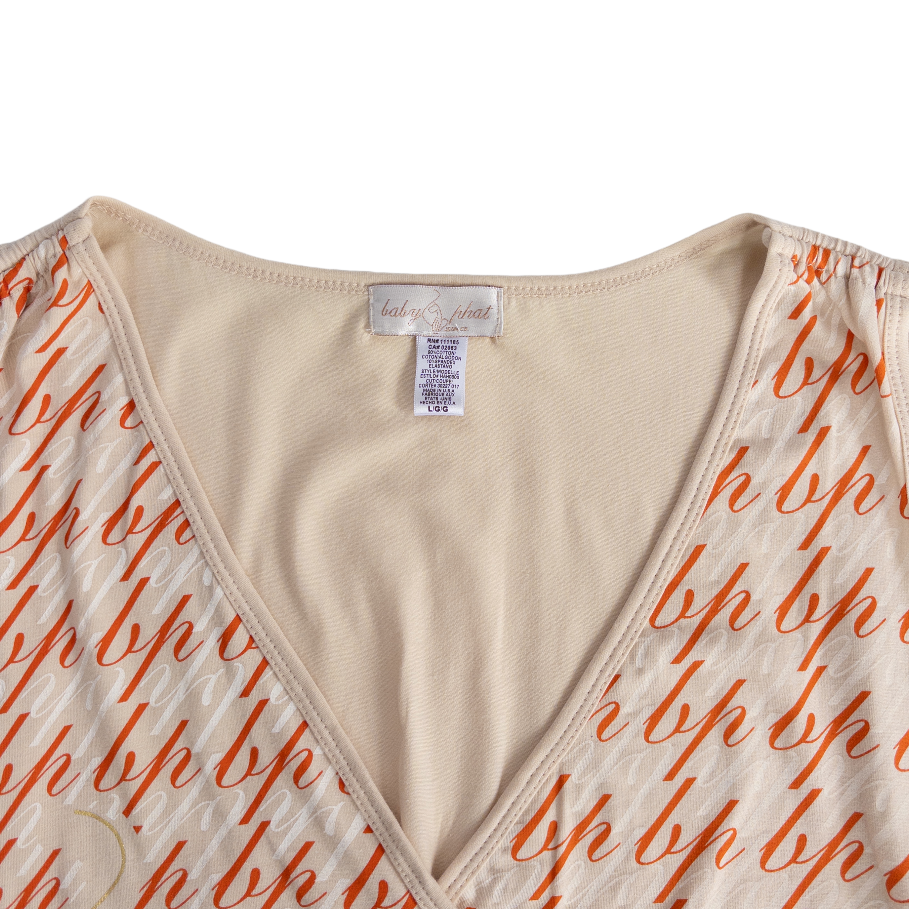 Baby Phat Tie Tank(Dead stock) | L | Beige