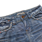 Sexy Girl Jeans Mini Skirt | Light Wash