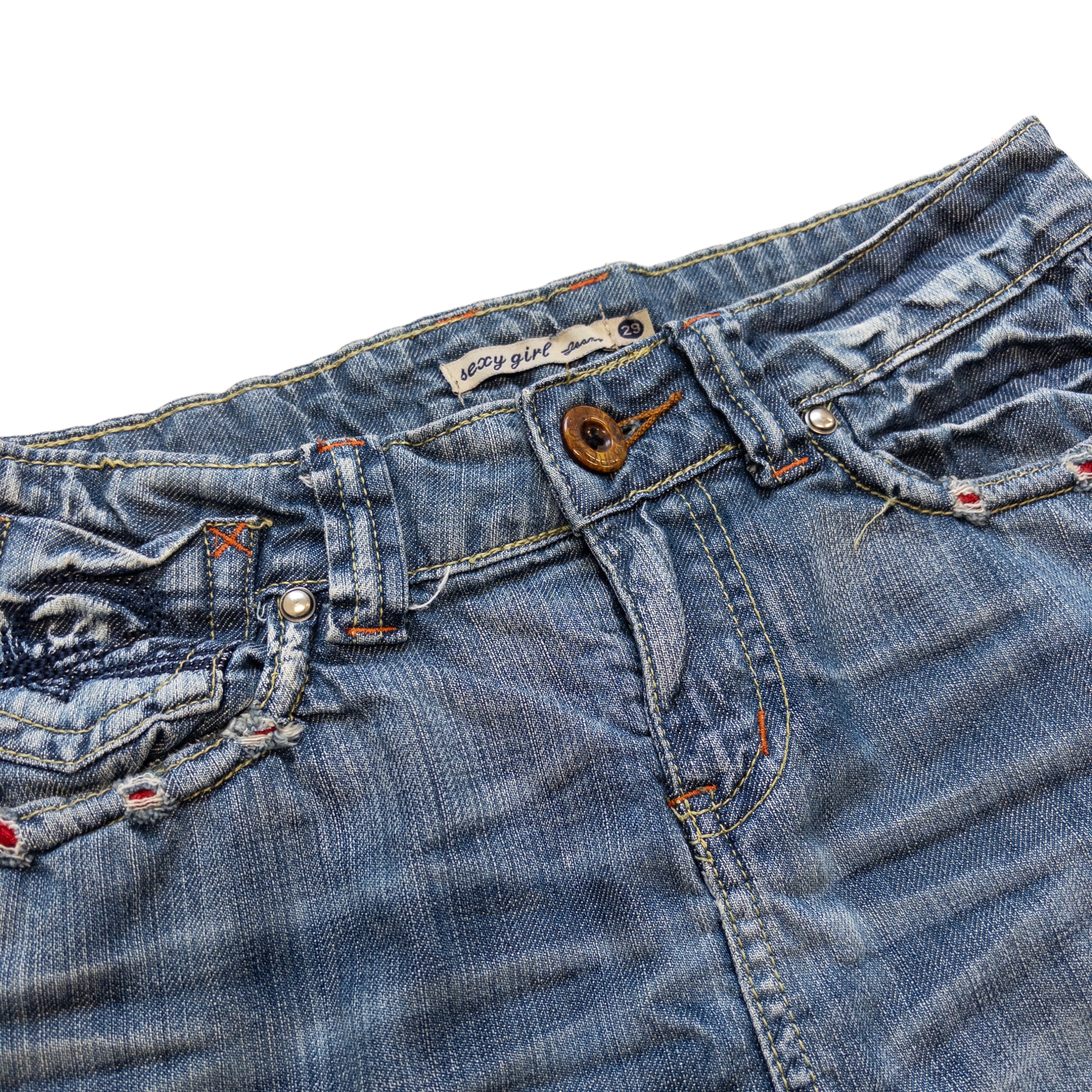 Sexy Girl Jeans Mini Skirt | Light Wash