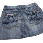 Sexy Girl Jeans Mini Skirt | Light Wash