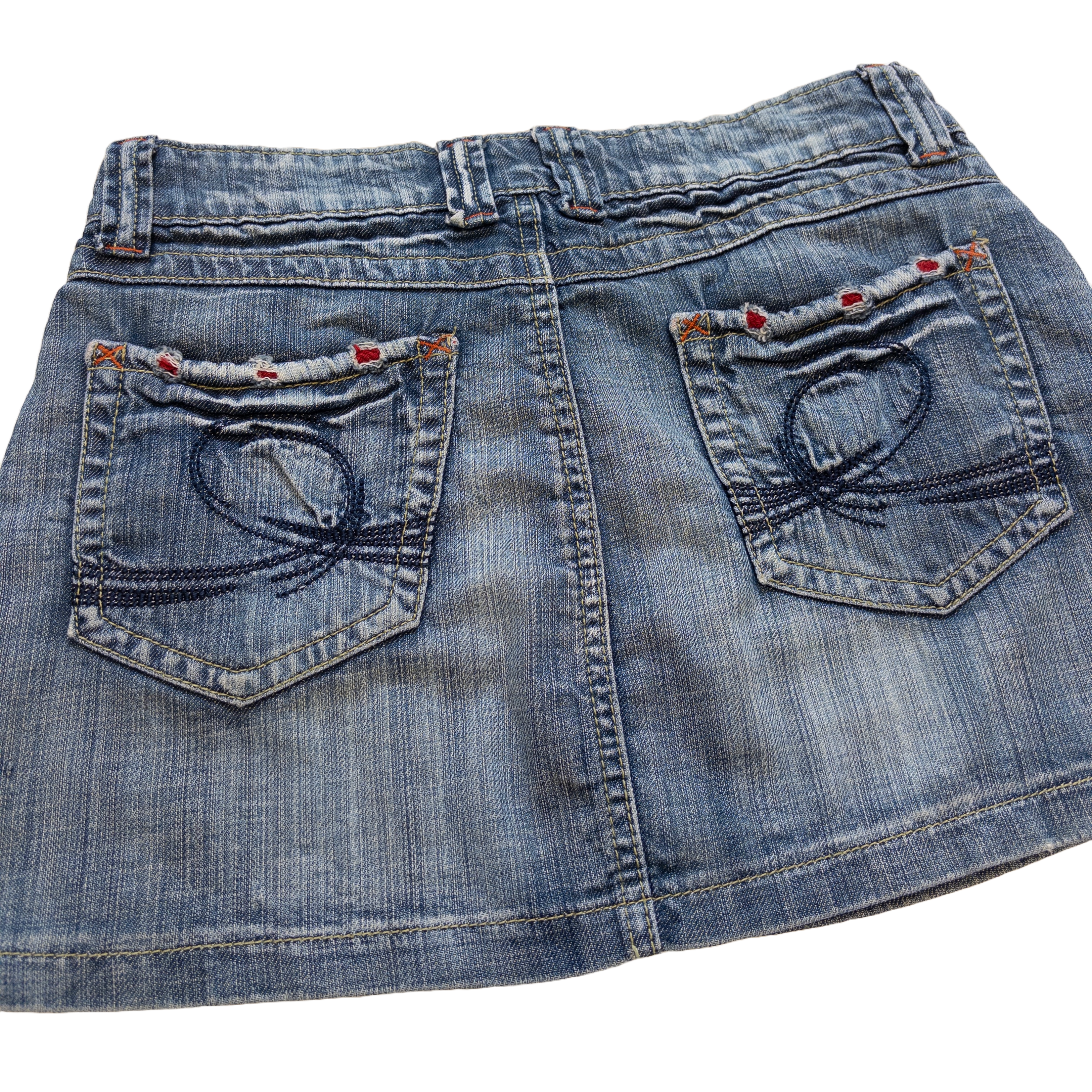 Sexy Girl Jeans Mini Skirt | Light Wash