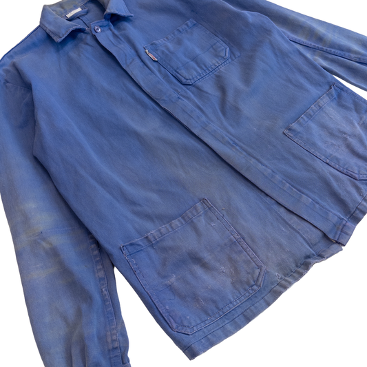 Vintage French Workwear Jacket | Men’s M-L | Blue