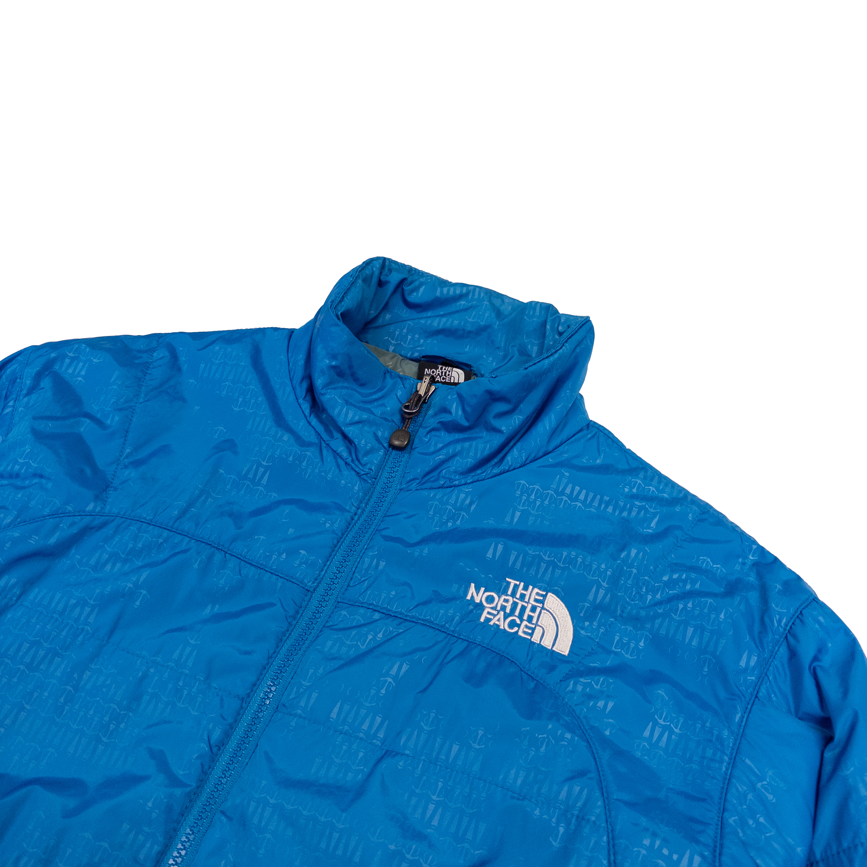 The North Face Full Zip Up Light Puffer Jacket | M-L | Blue