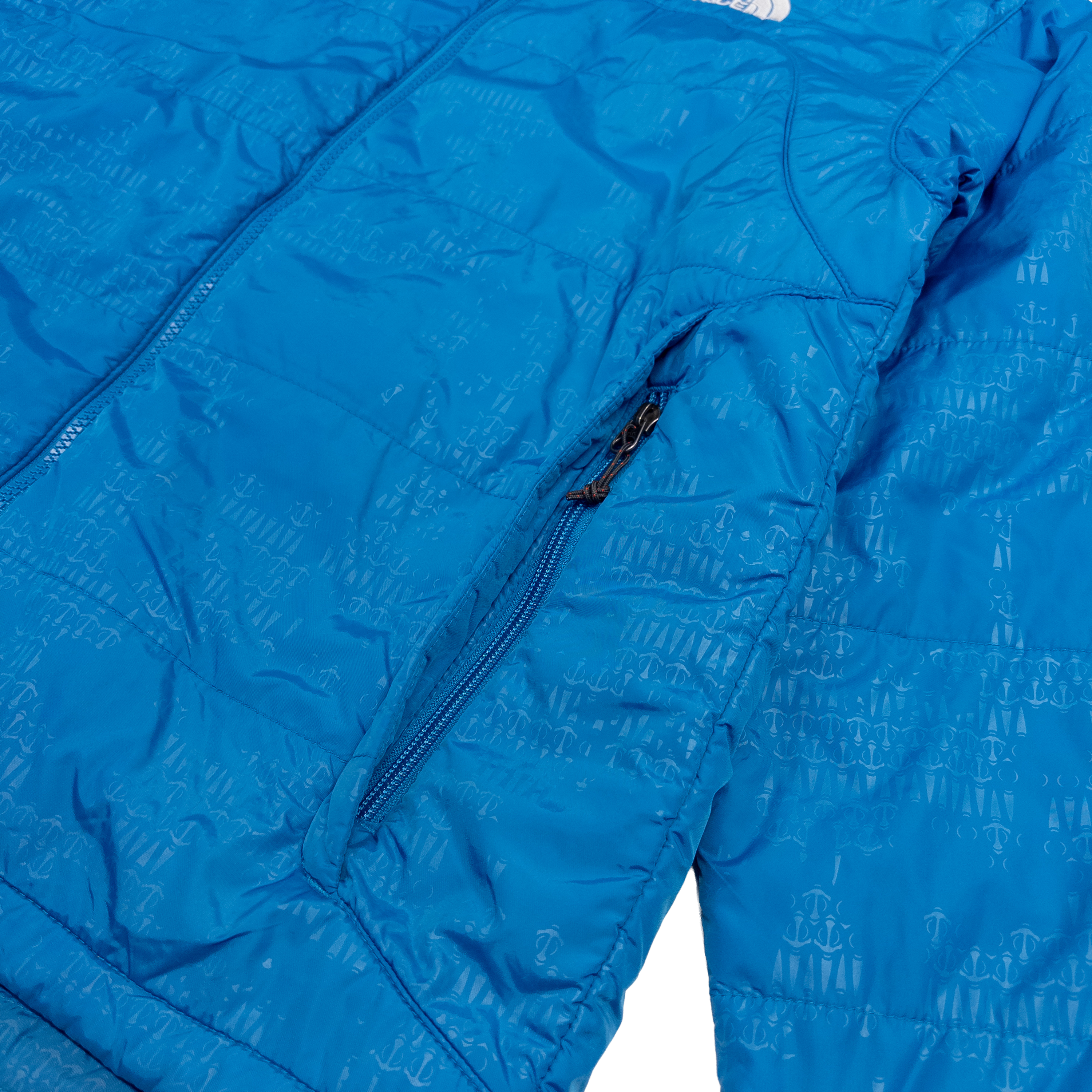 The North Face Full Zip Up Light Puffer Jacket | M-L | Blue