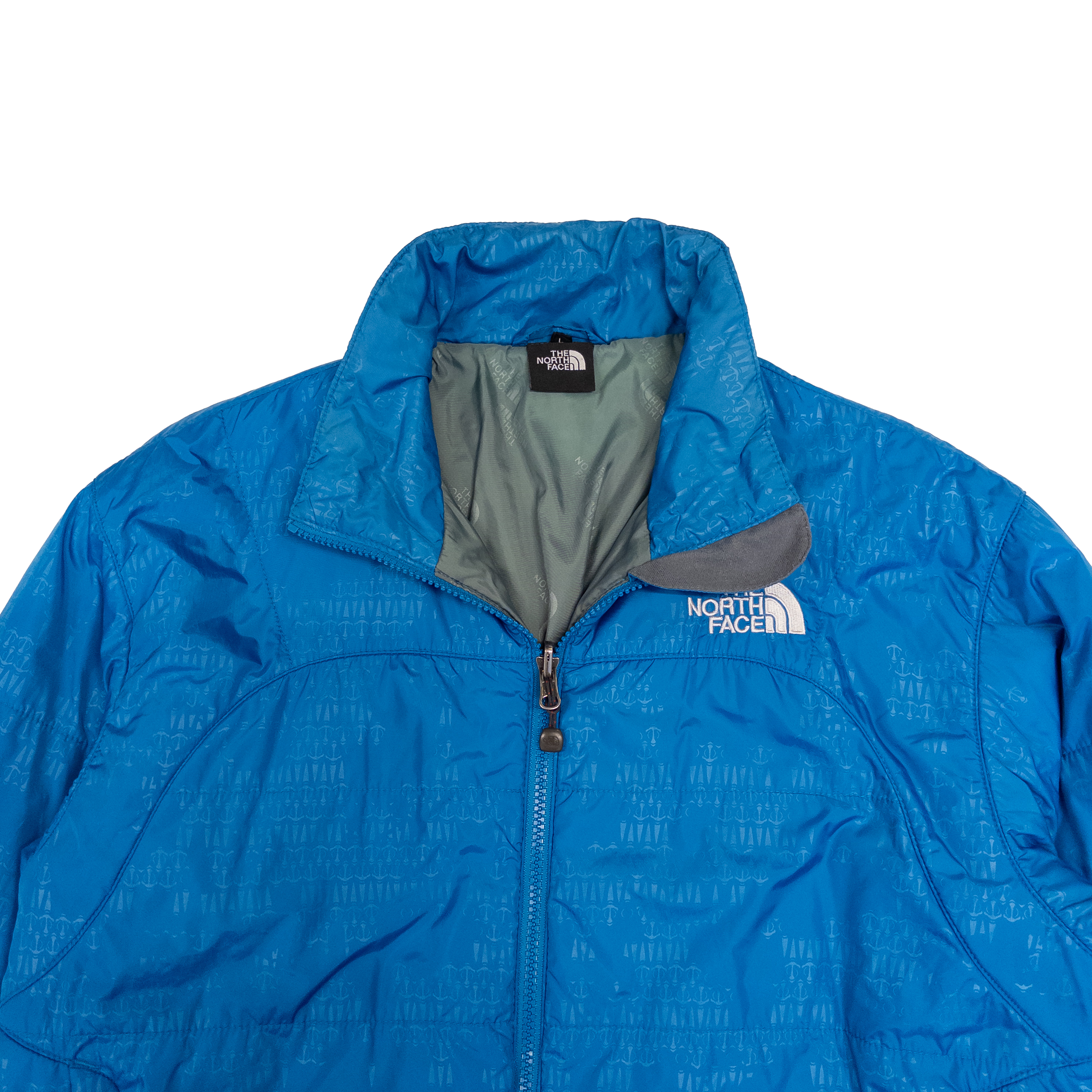 The North Face Full Zip Up Light Puffer Jacket | M-L | Blue