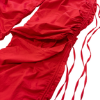 Jaded London Slit Side Strings Pants | M | Red