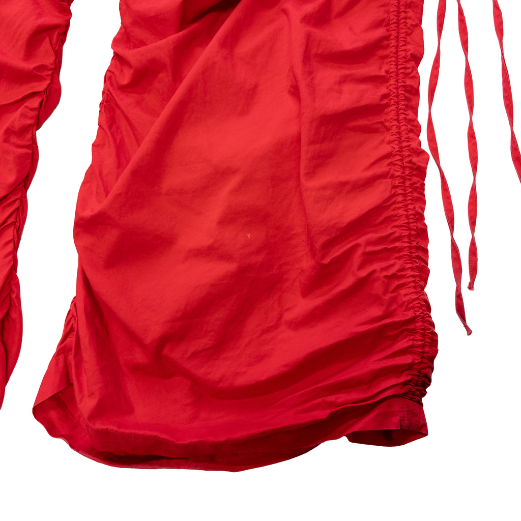 Jaded London Slit Side Strings Pants | M | Red