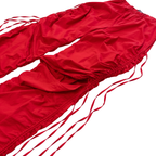 Jaded London Slit Side Strings Pants | M | Red