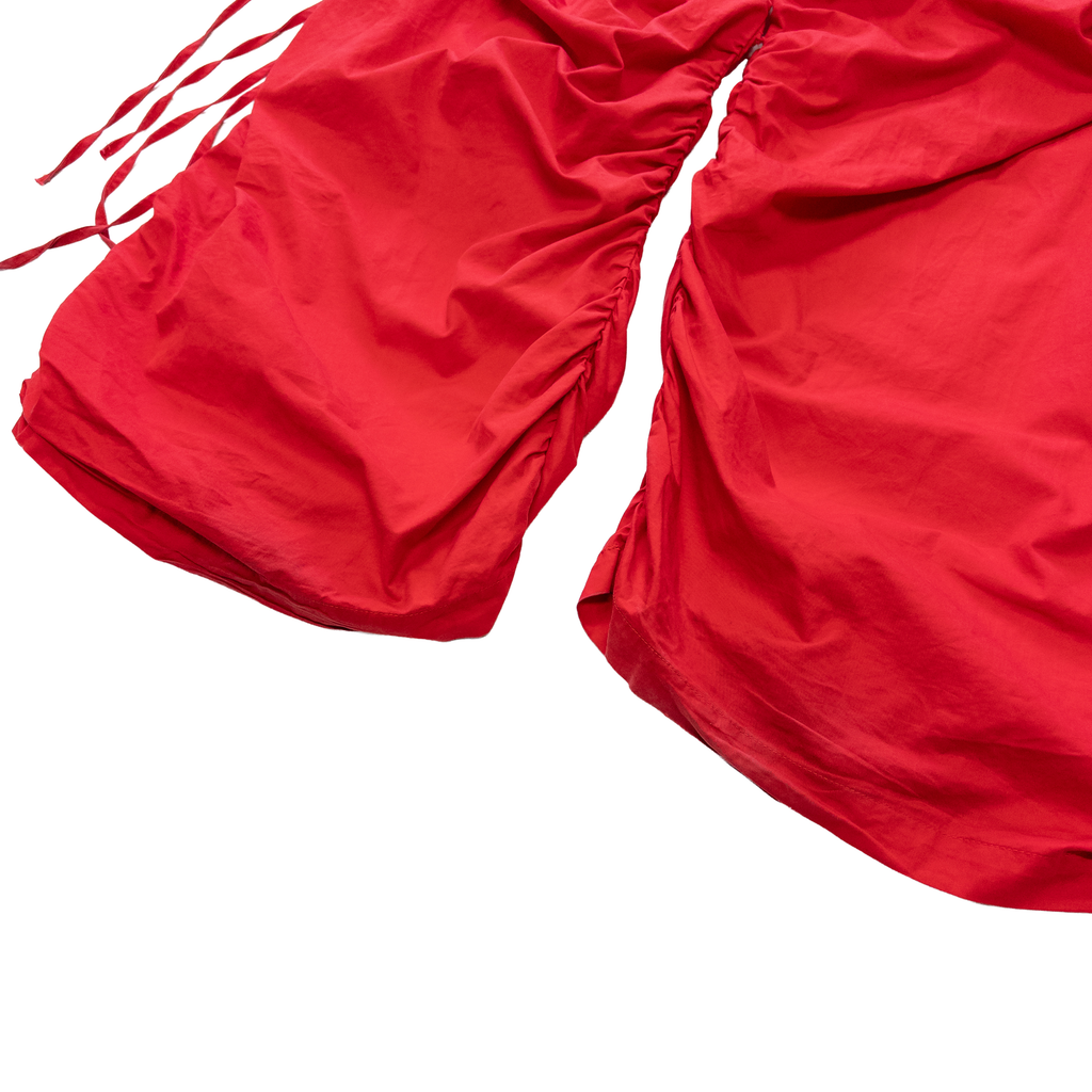 Jaded London Slit Side Strings Pants | M | Red