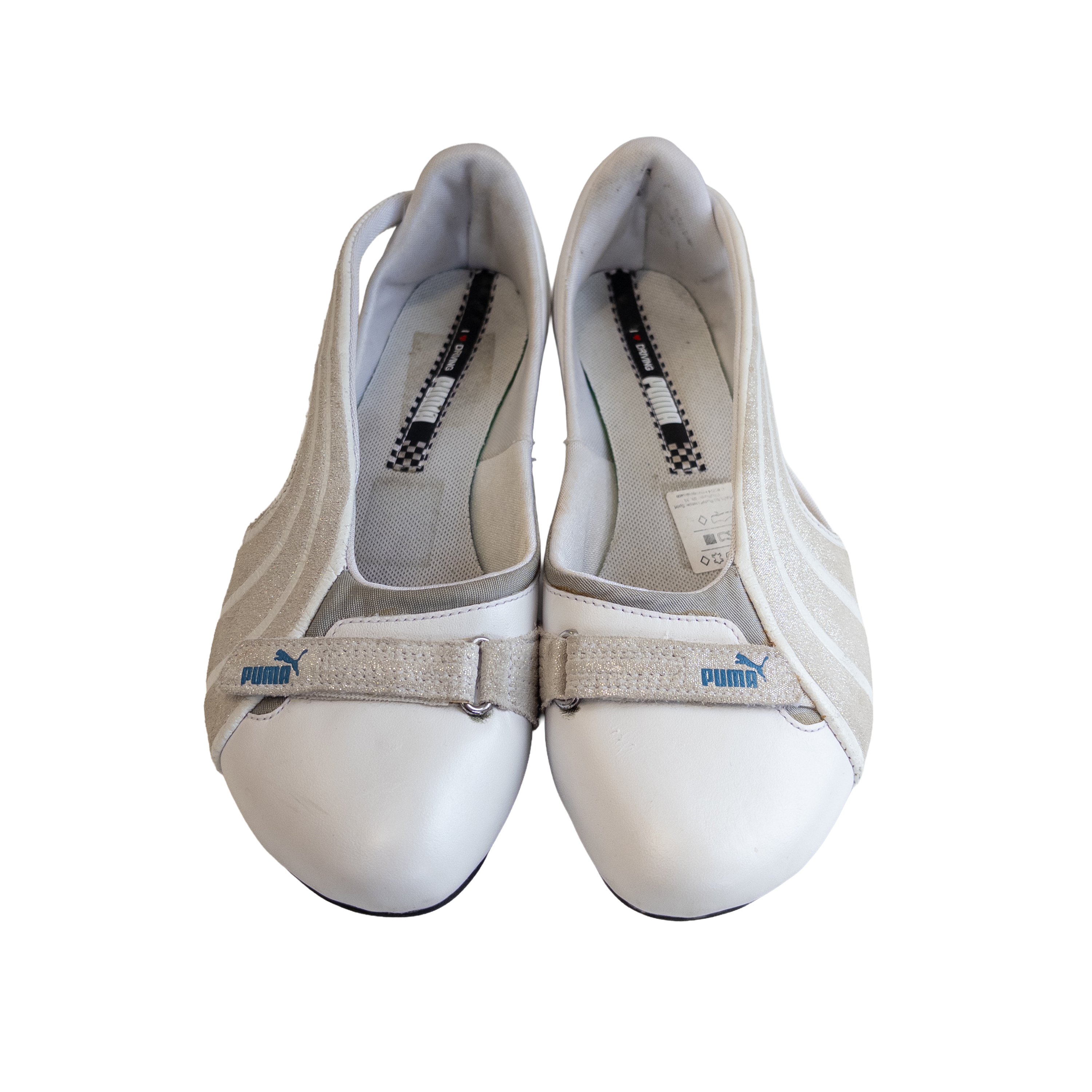 Puma Driving Ballet Flats | White