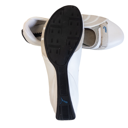 Puma Driving Ballet Flats | White