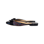 Salvatore Ferragamo Vara Bow Emile Mules Slide | Black