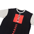 Armani Exchange T-Shirt | M | Black & Grey