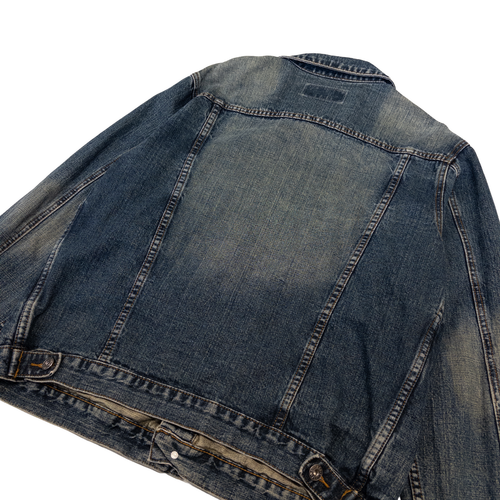New Ness Loose Fit Denim Jacket | L-XL | Mid Washed