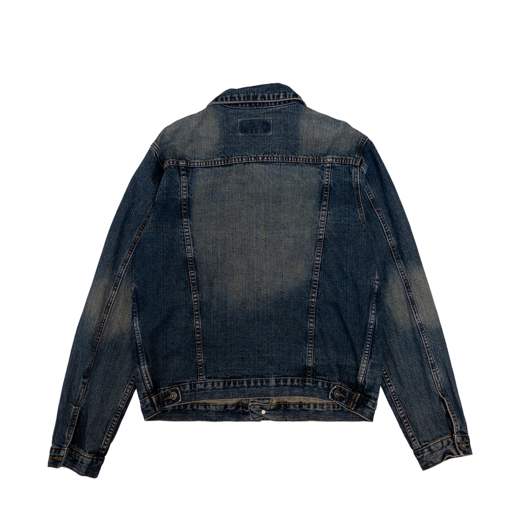 New Ness Loose Fit Denim Jacket | L-XL | Mid Washed