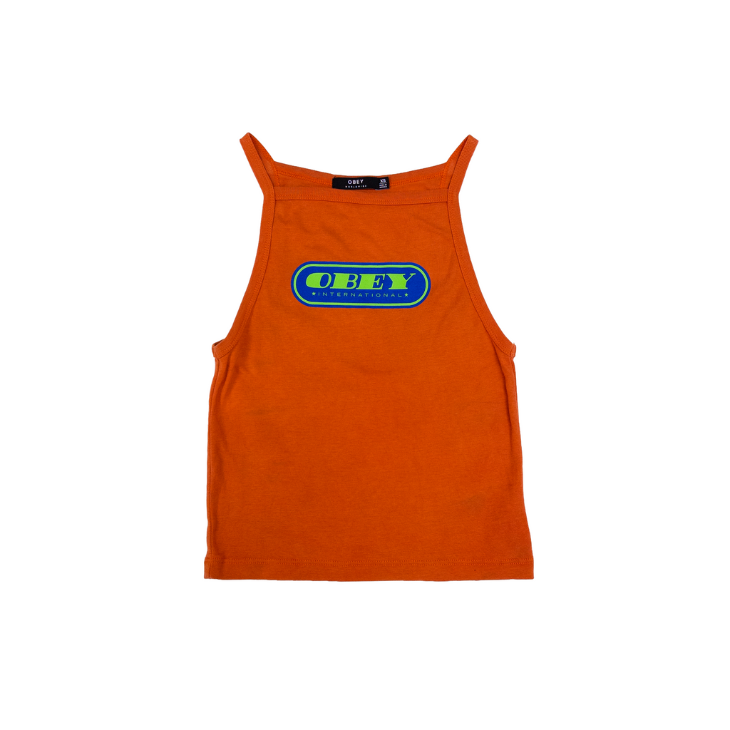 Obey Tank Top | XS | Orange