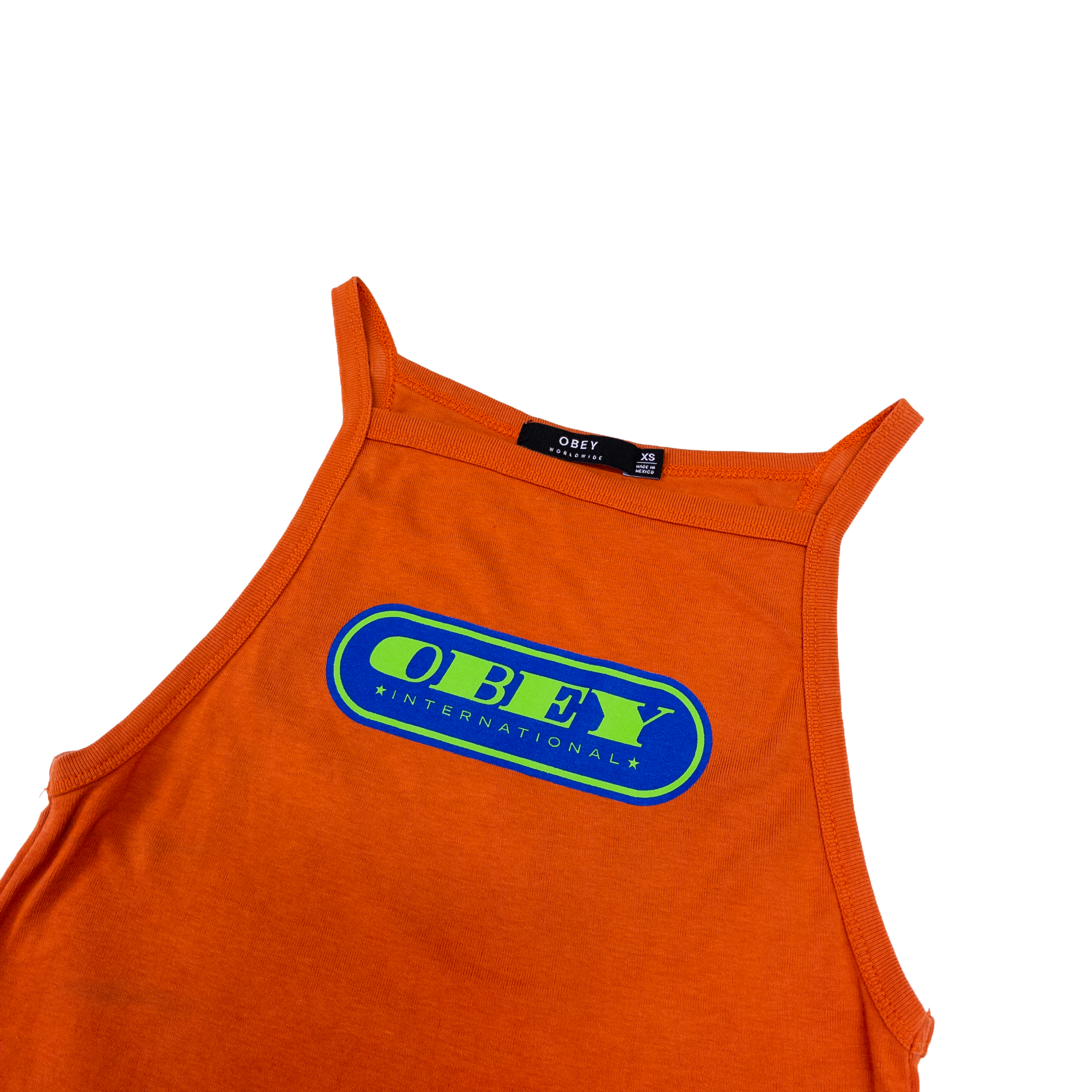 Obey Tank Top | XS | Orange