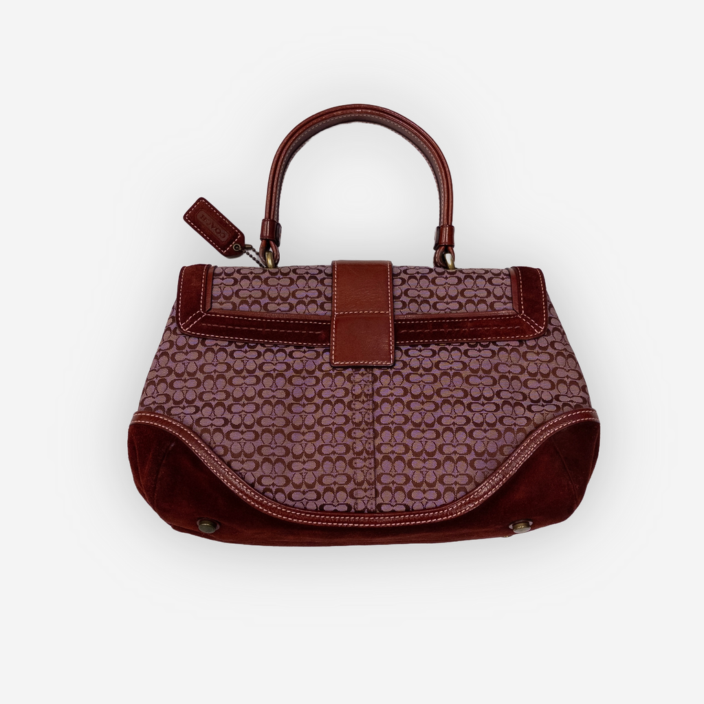 Coach Monogram Handbag | Red