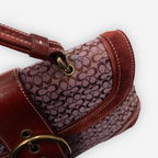 Coach Monogram Handbag | Red