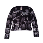 Datch Graphic Long Sleeve | M | Black
