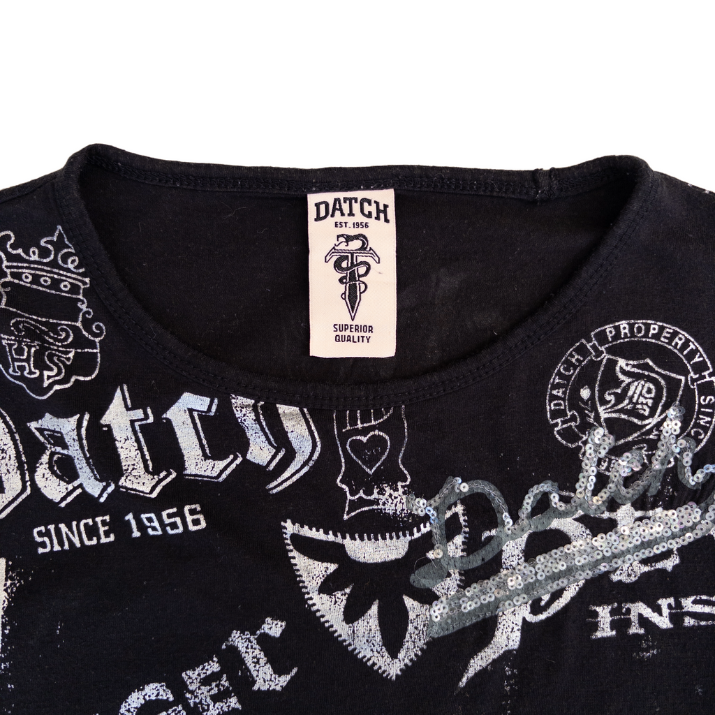 Datch Graphic Long Sleeve | M | Black