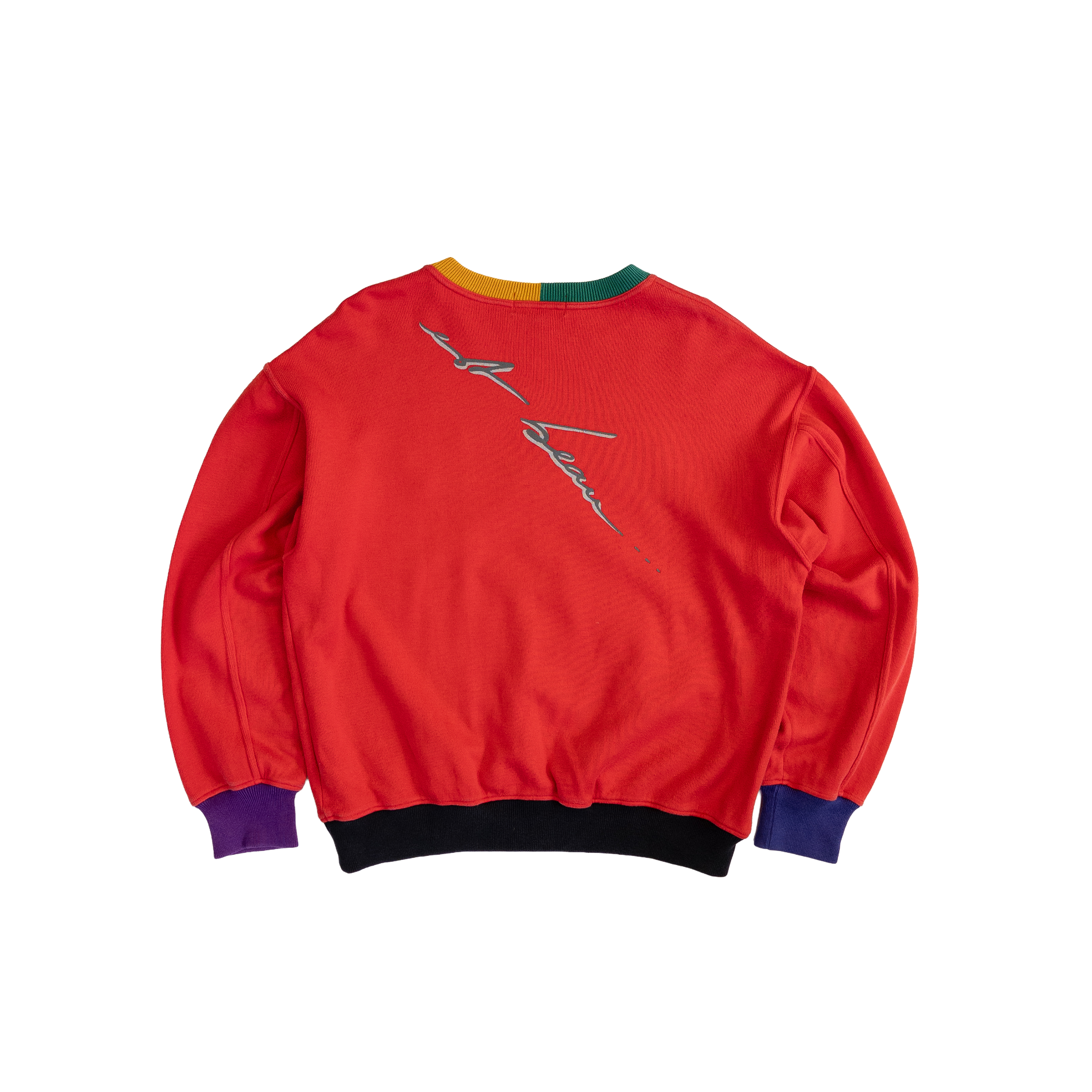 Kenzo Golf Embroidered Crew Neck Jumper | S-M | Red