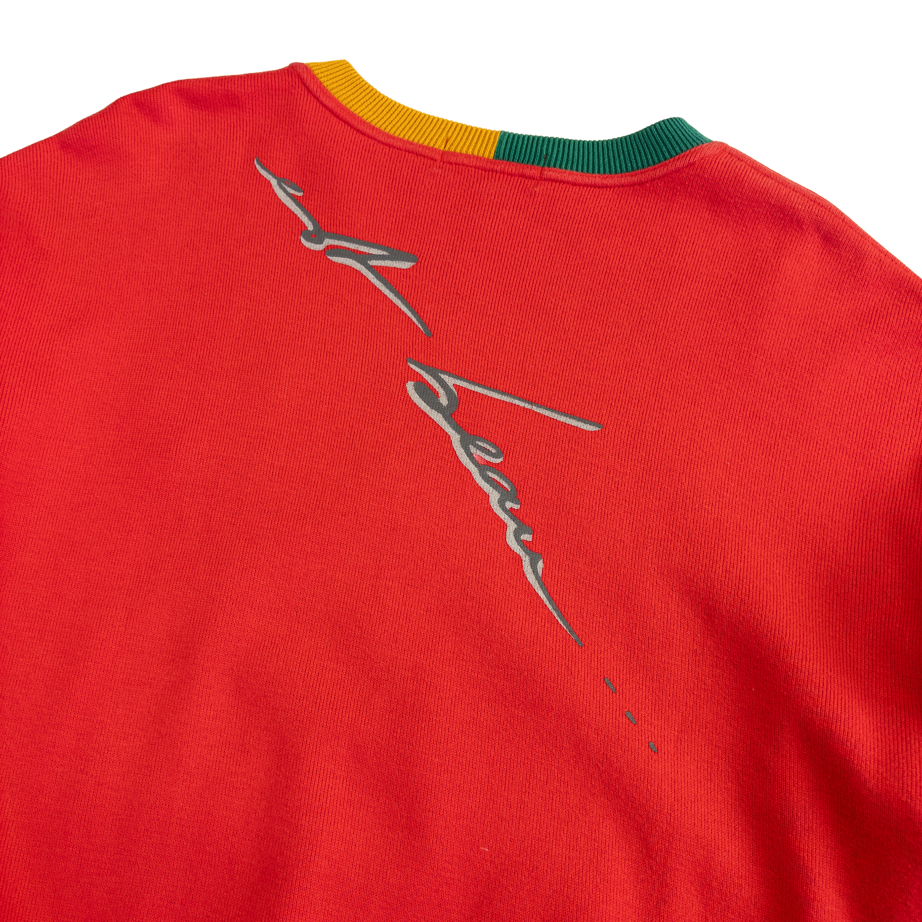 Kenzo Golf Embroidered Crew Neck Jumper | S-M | Red