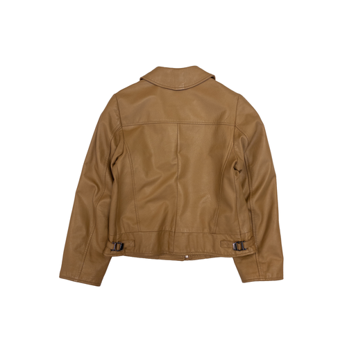 Made in Italy Genuine Leather Jacket | M-L | Beige