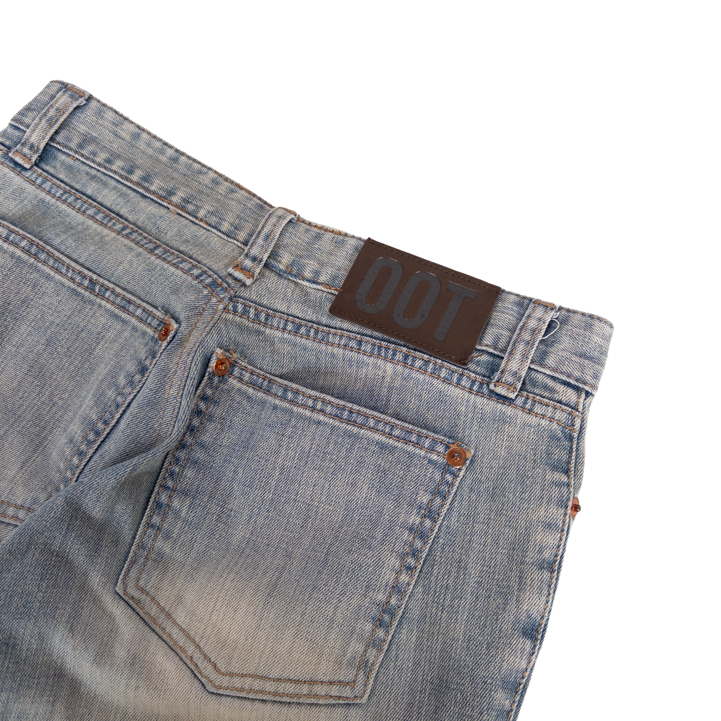 OOT Low Rise Flared Jeans | M | Light Wash