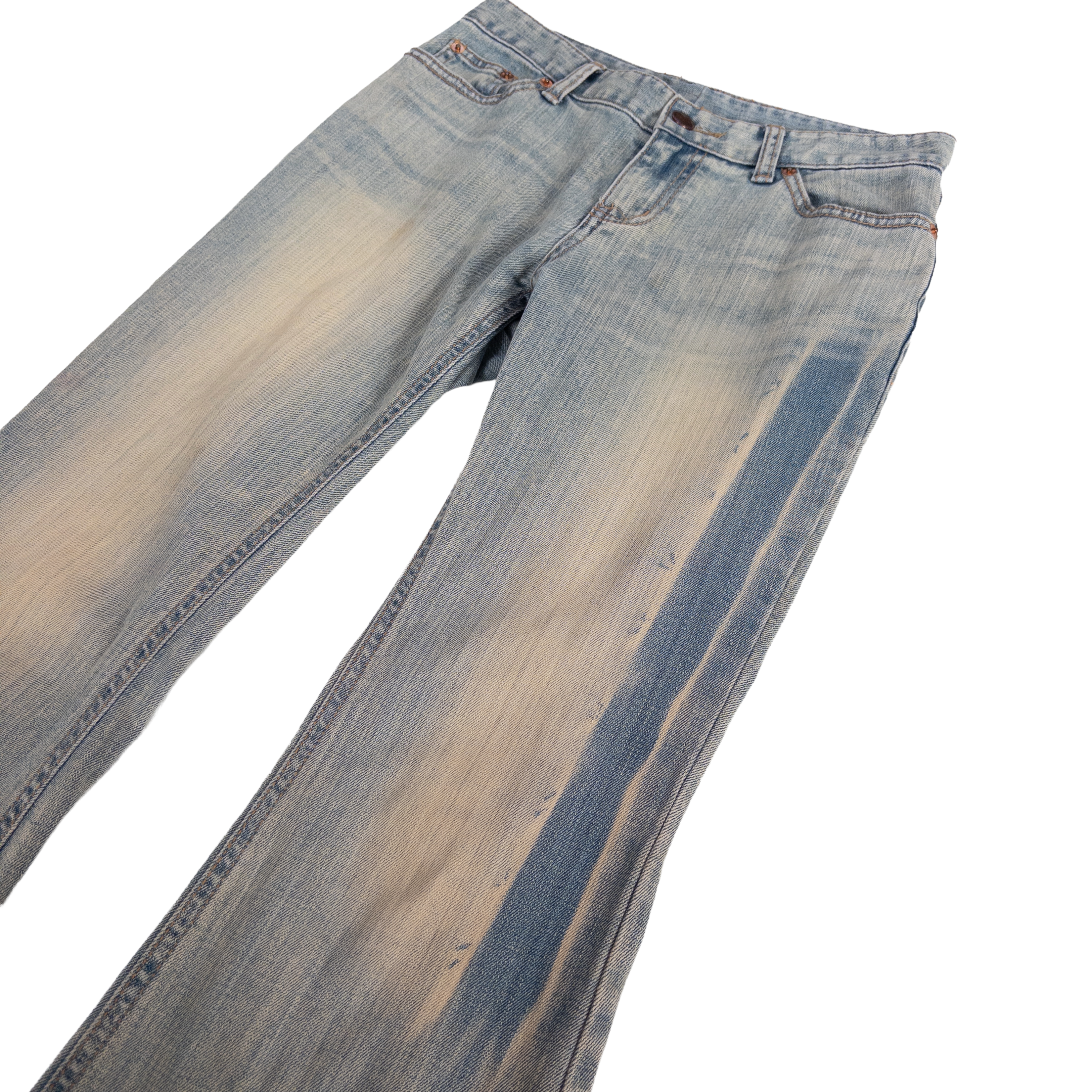 OOT Low Rise Flared Jeans | M | Light Wash