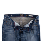 Replay Blue Jeans Low Rise Flared Jeans | 27 | Mid Washed