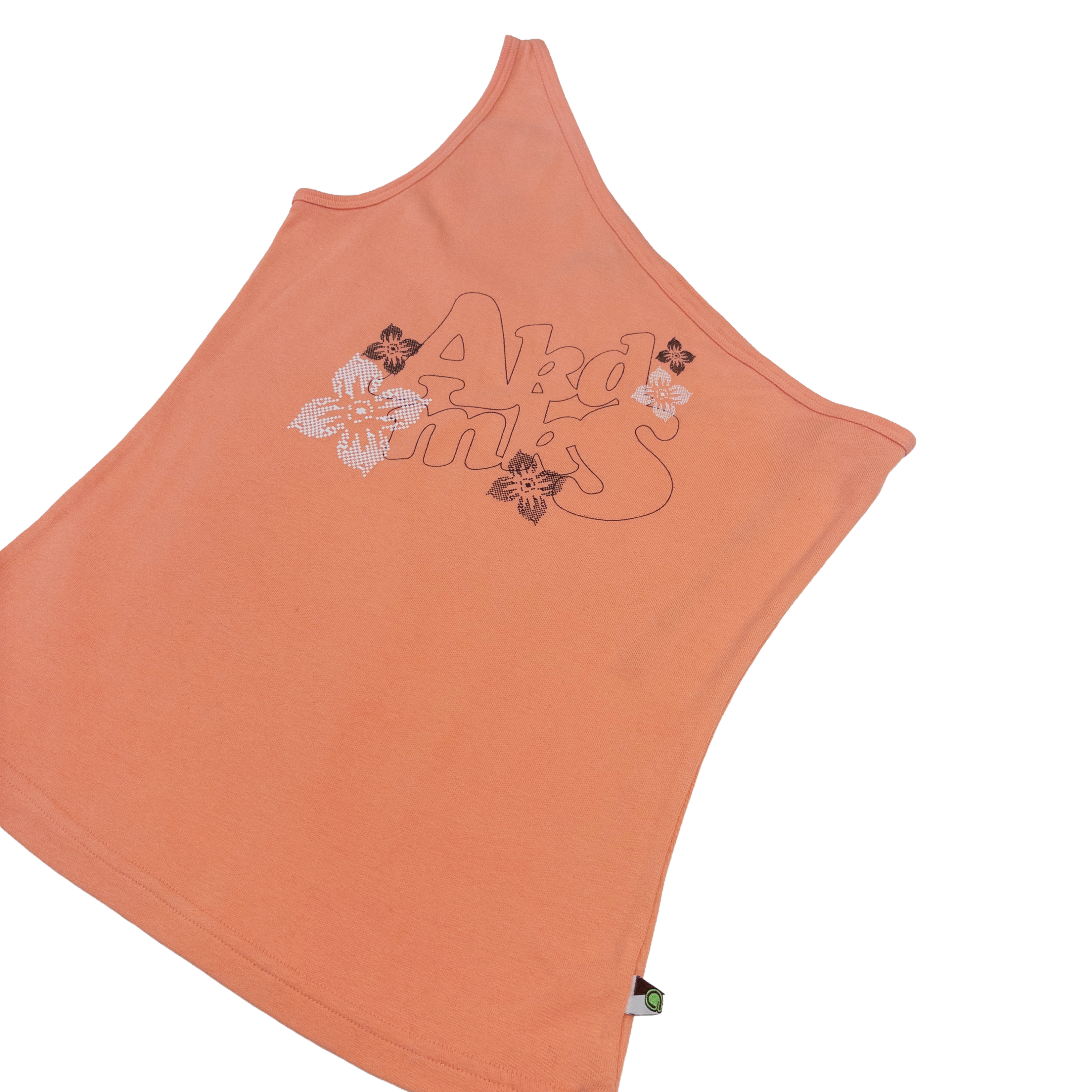 Asymmetrical One Shoulder Top | L | Salmon