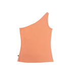Asymmetrical One Shoulder Top | L | Salmon
