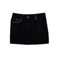 Oviesse Corduroy Mini Skirt | M | Black
