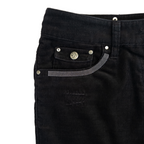 Oviesse Corduroy Mini Skirt | M | Black