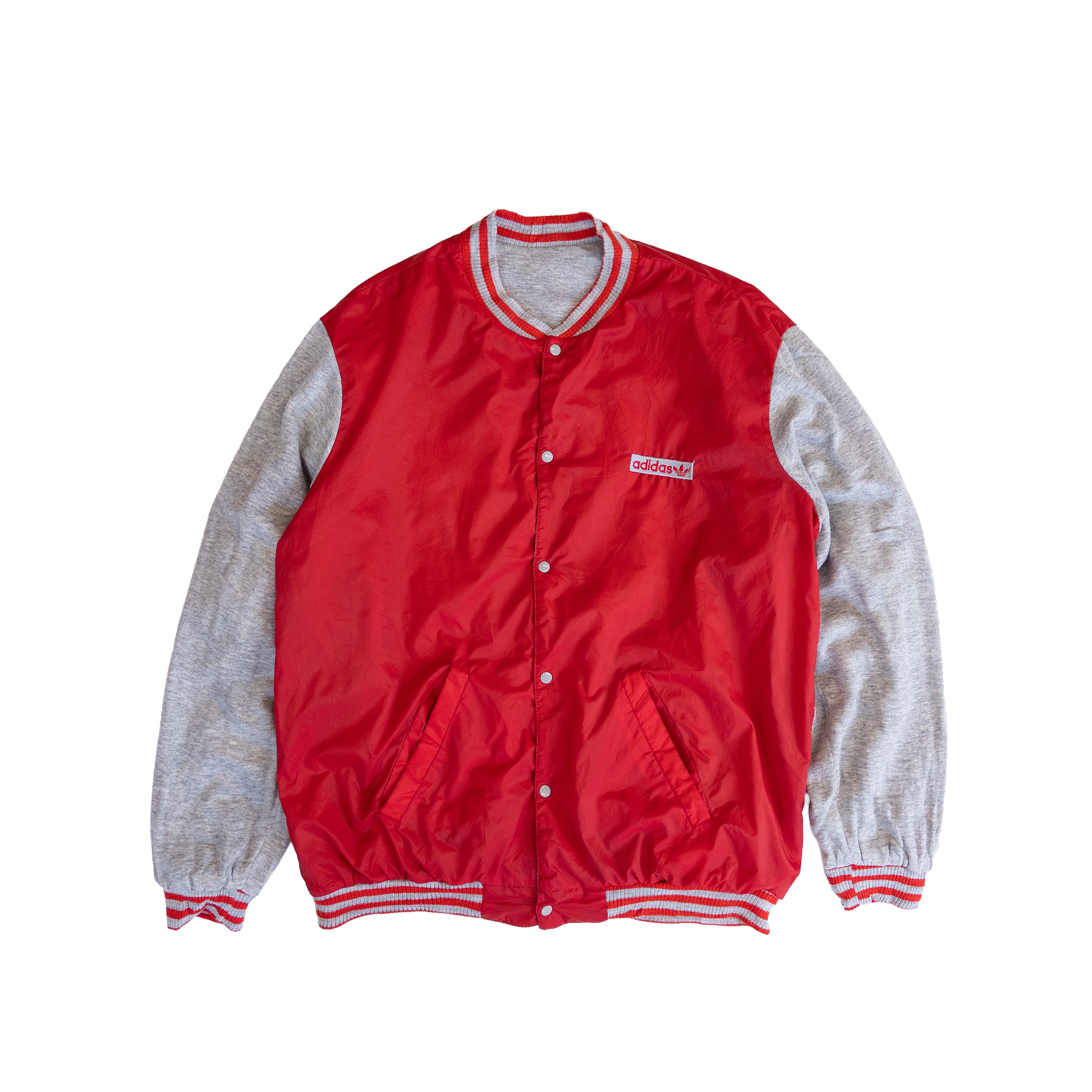 Adidas Reversible Track Jacket | Men’s M | Grey & Red