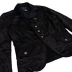 Diesel Embroidered Button Up Jacket | M-L | Black