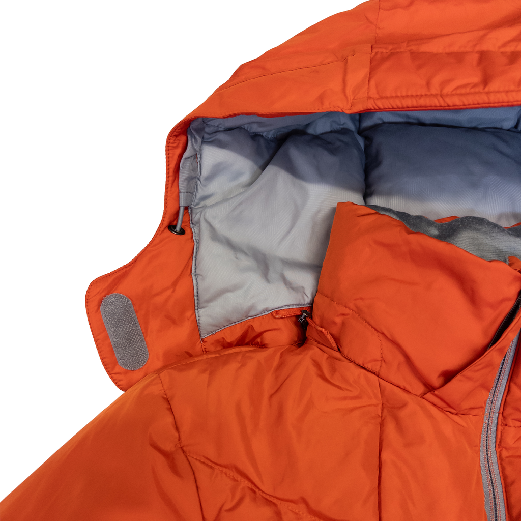 Nike ACG Full Zip Up Hoodie Puffer Jacket | M | Orange