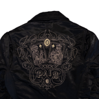 Diesel Embroidered Button Up Jacket | M-L | Black