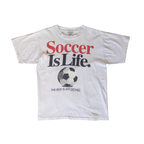 Soccer Is Life T-shirt | White