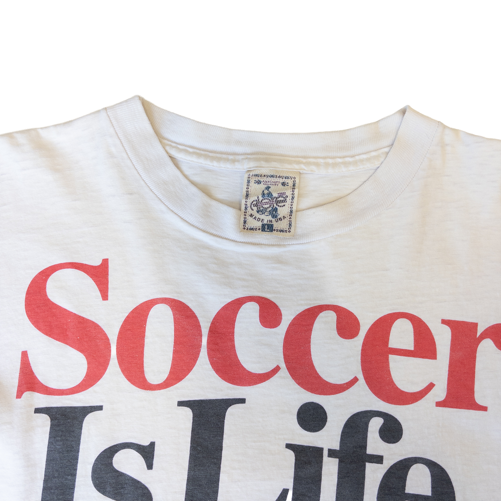 Soccer Is Life T-shirt | White