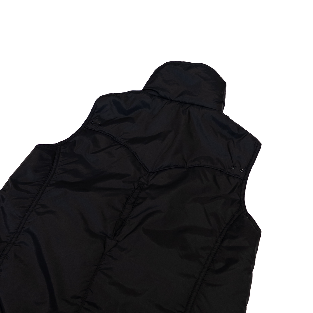 Sasch High Neck Zip Up Vest | S-M | Black