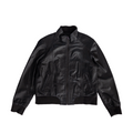 Conbipel Italy Genuine Leather Zip Jacket | M | Black