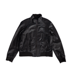 Conbipel Italy Genuine Leather Zip Jacket | M | Black