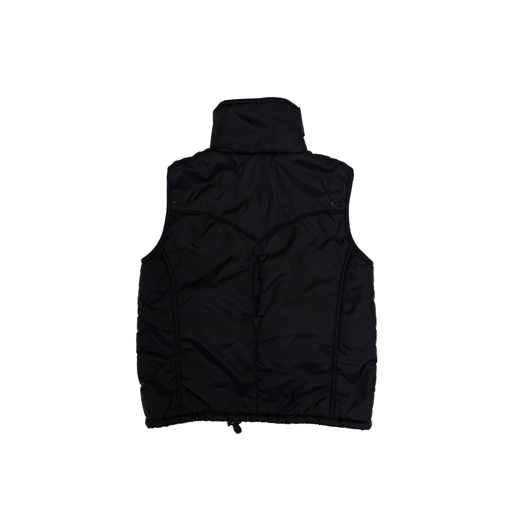 Sasch High Neck Zip Up Vest | S-M | Black