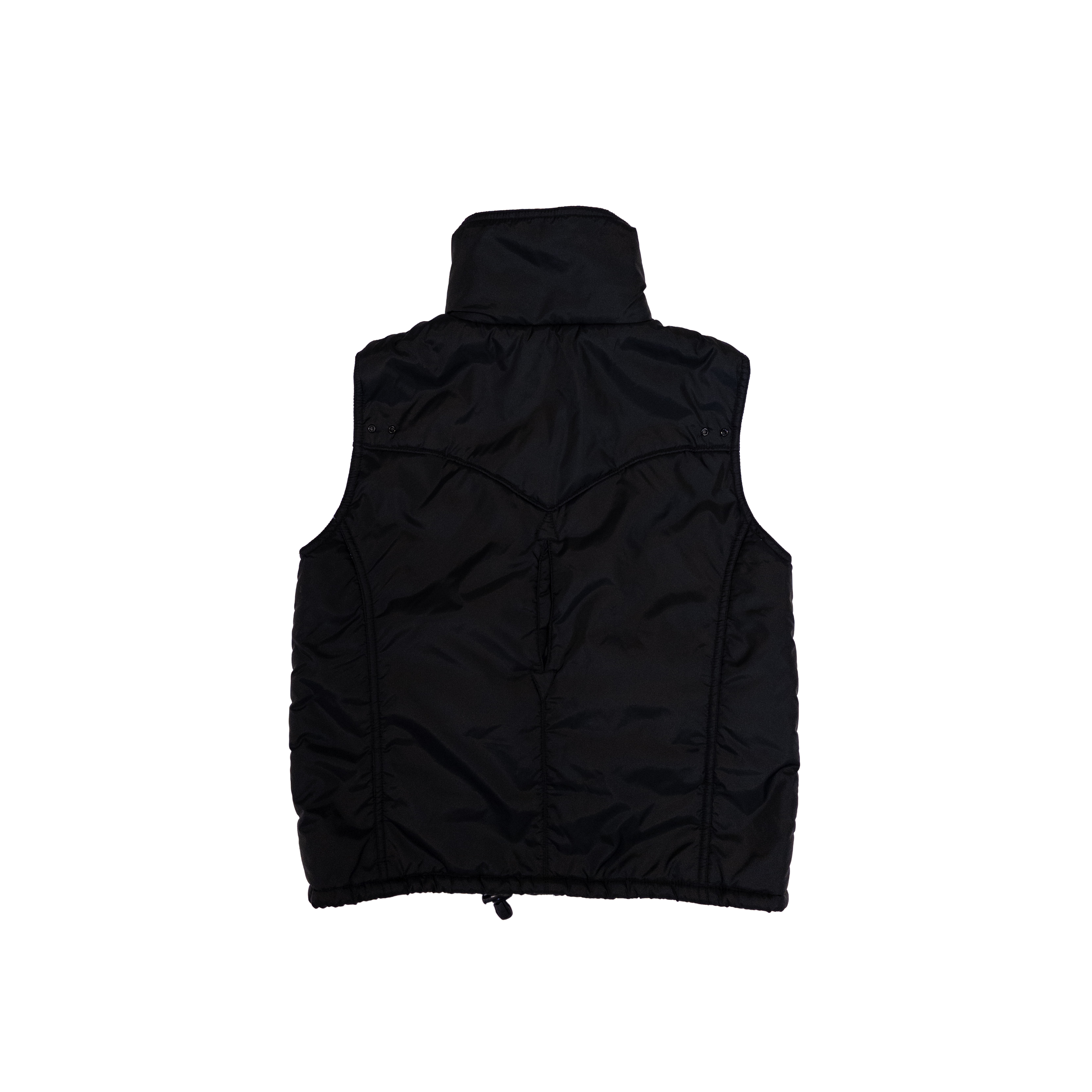 Sasch High Neck Zip Up Vest | S-M | Black