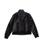 Conbipel Italy Genuine Leather Zip Jacket | M | Black