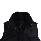 Sasch High Neck Zip Up Vest | S-M | Black