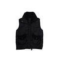 Sasch High Neck Zip Up Vest | S-M | Black
