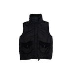 Sasch High Neck Zip Up Vest | S-M | Black